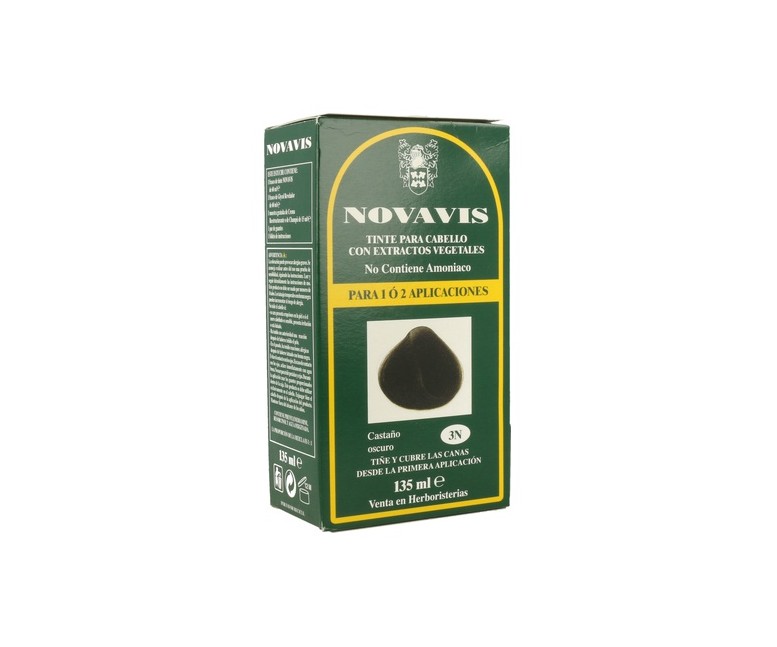 Tinte vegetal 3N Castaño Oscuro 130 ml Novavis