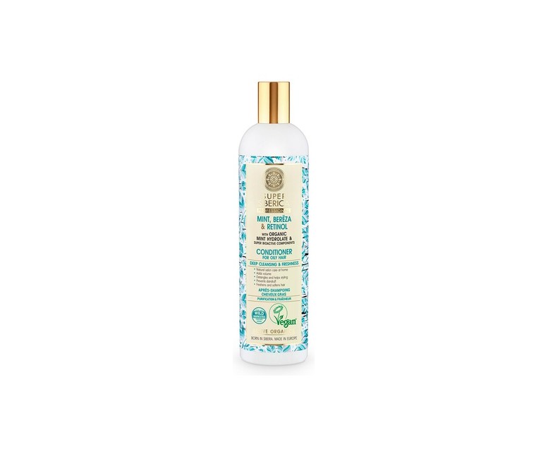 Acondicionador menta cabello graso 400 ml Natura Siberica