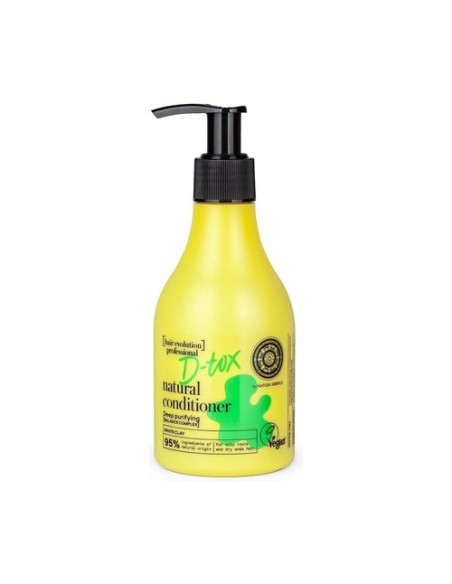 Acondicionador natural de arcilla blanca detox limpieza profunda 245 ml Natura Siberica