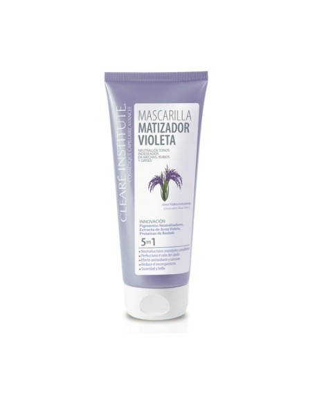Mascarilla matizadora violeta 200 ml Cleare Institute