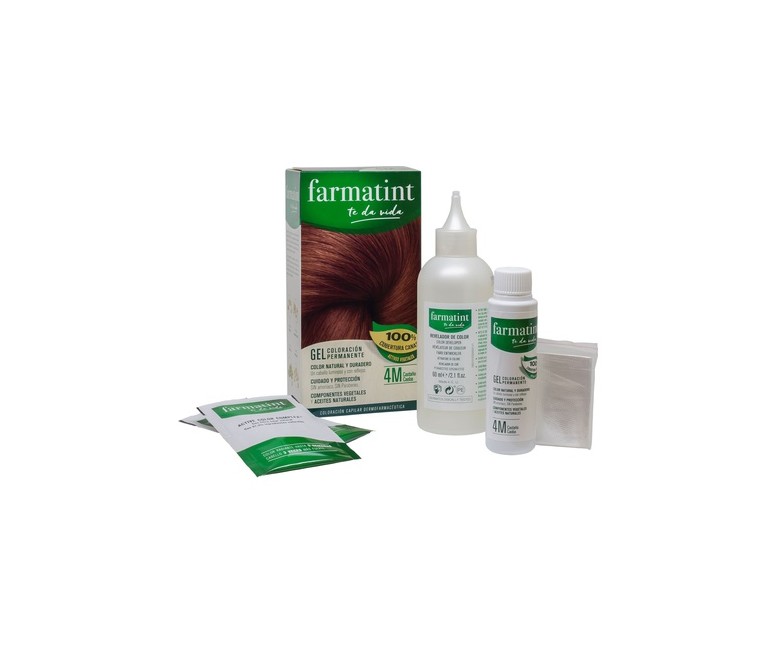Gel 4M Castaño Caoba 150 ml Farmatint