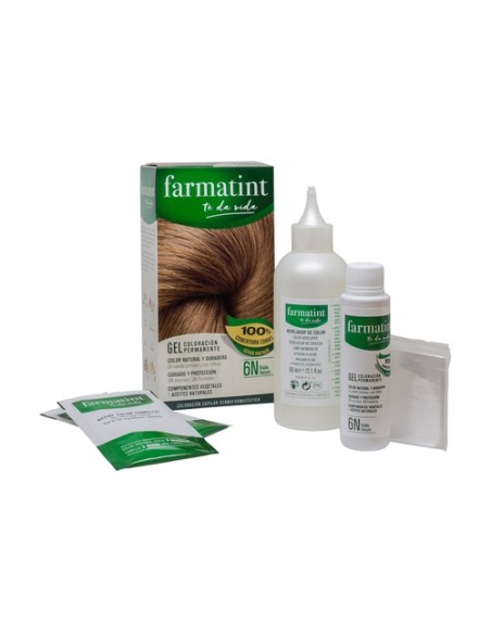 Gel Farmatint 6N (Color Rubio Oscuro) 135 ml Farmatint