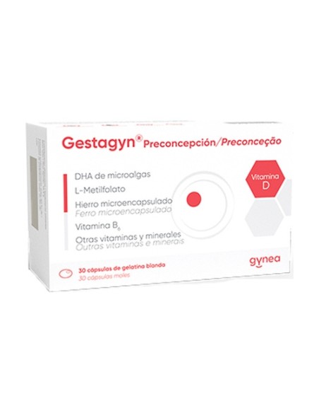 Gestagyn Preconcepción 30 cápsulas Gynea