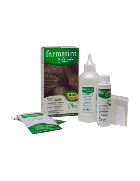 Farmatint Gel 5N Castaño Claro 135 ml Farmatint