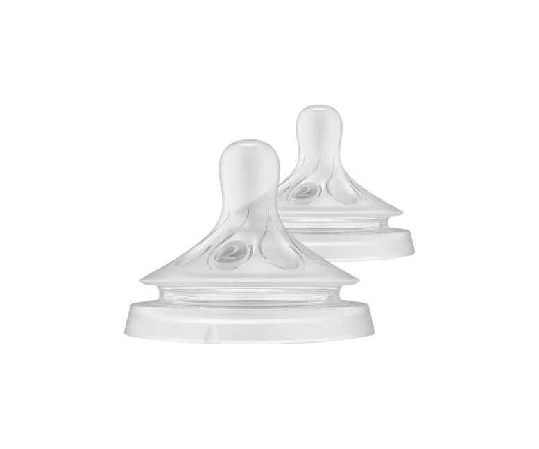 Tetinas T2 de flujo lento 0m+ 2 unidades Philips Avent