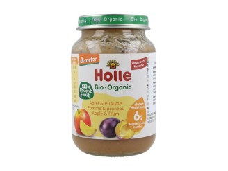 Tarrito de Manzana y Ciruela Bio 6m+
