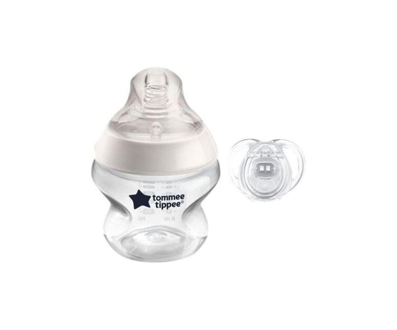 Biberón 150 ml y chupete 0-2 meses Pack biberón 150 ml y chupete Tommee Tippee