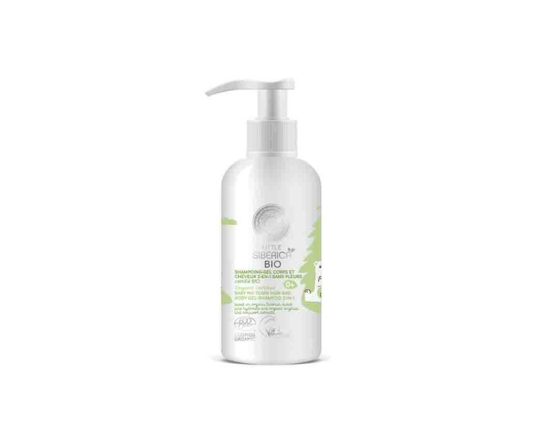 Little Siberica Gel y Champú para bebés sin lágrimas 250 ml Natura Siberica