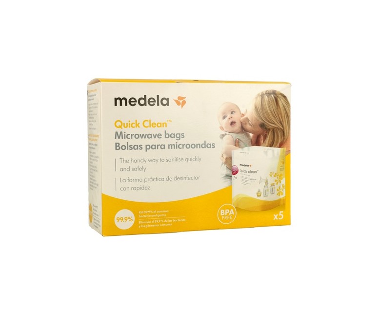 Quick Clean Bolsas para microondas 5 unidades Medela