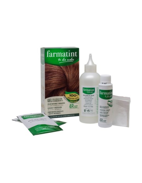 Farmatint Gel 4R Castaño Cobrizo 135 ml Farmatint