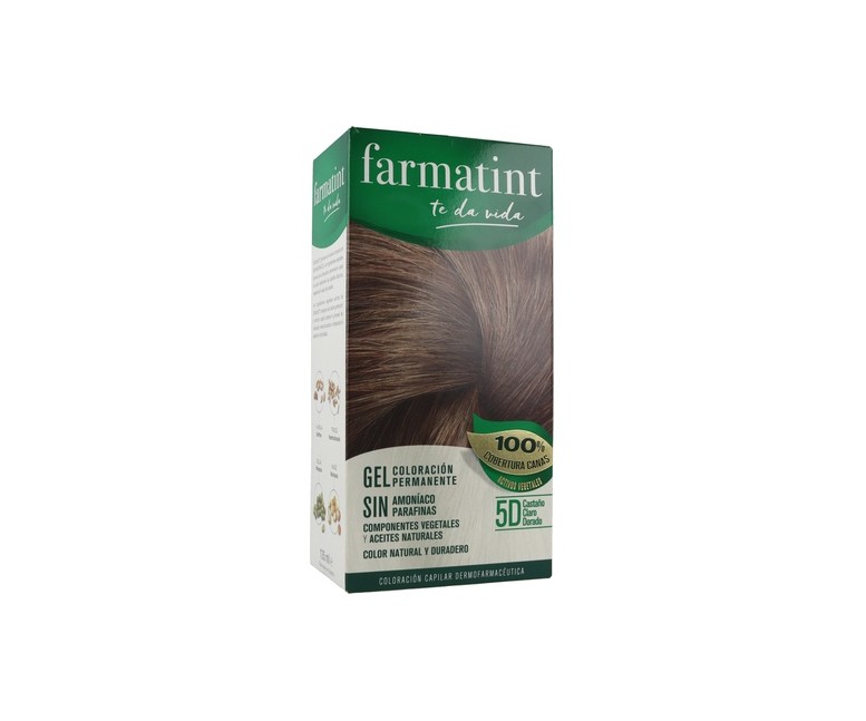 Gel 5D Castaño Claro Dorado 150 ml Farmatint