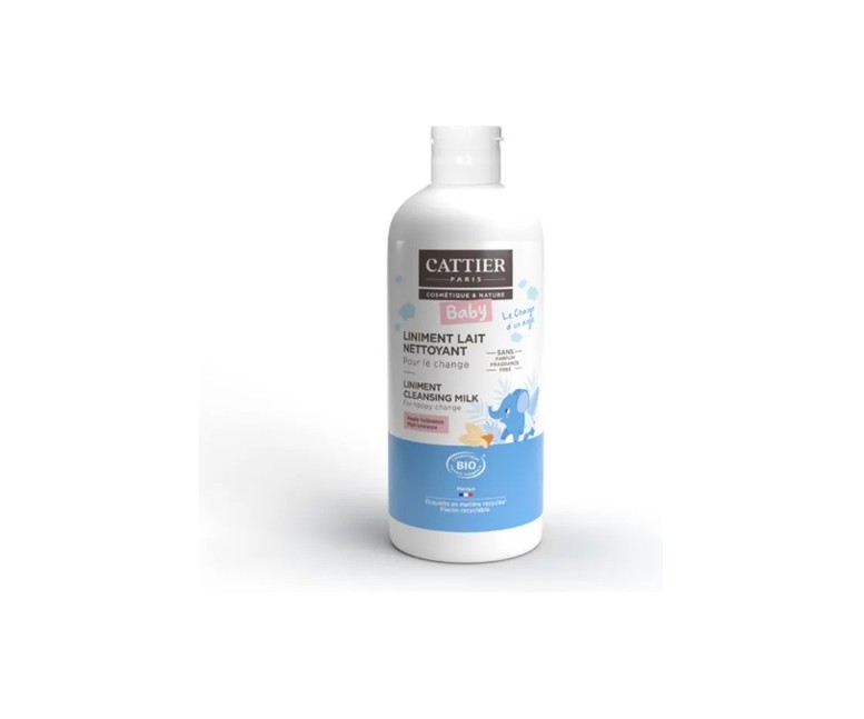 Leche limpiadora para cambio de pañal 200 ml Cattier