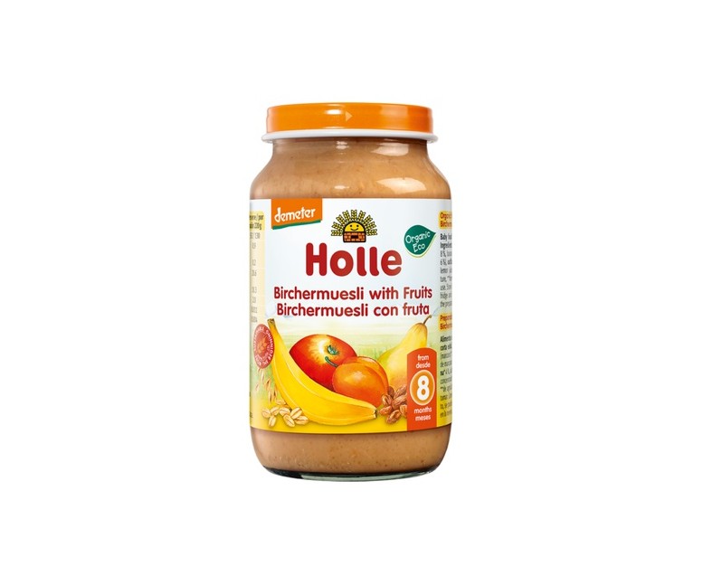 Postre de Muesli con Frutas Bio 8m+ 220 g (Frutas) Holle