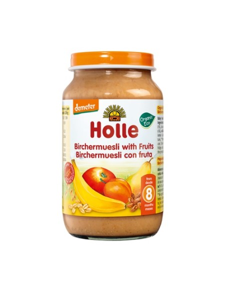 Postre de Muesli con Frutas Bio 8m+ 220 g (Frutas) Holle