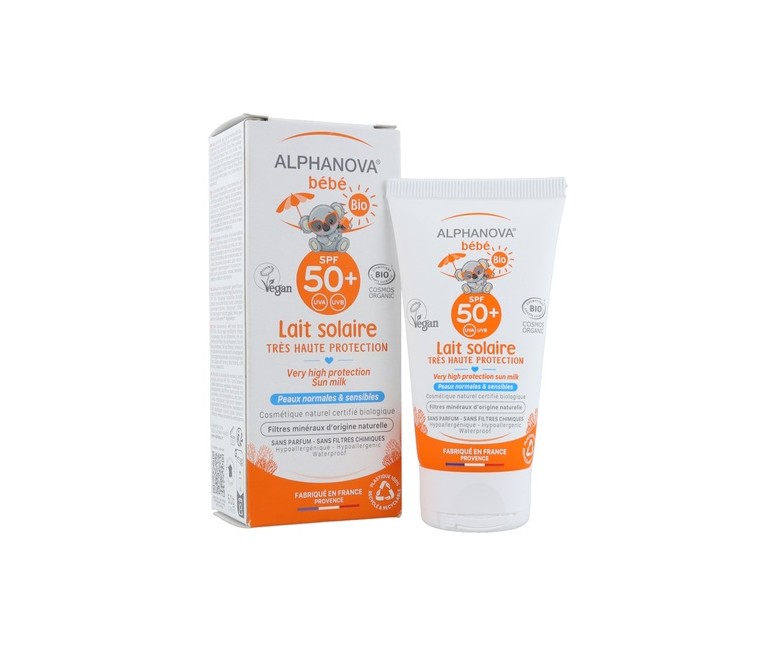 Crema solar bebés SPF50 50 g de crema Alphanova