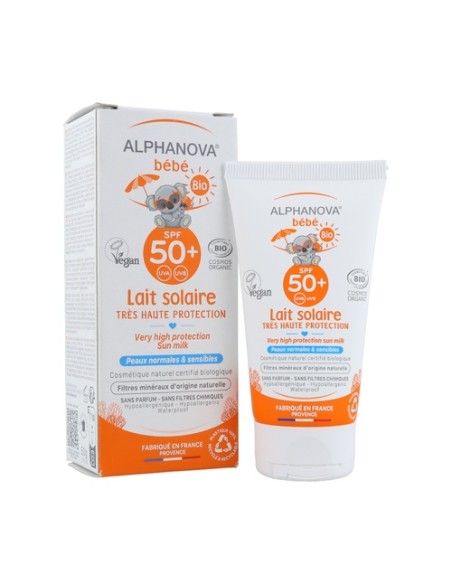 Crema solar bebés SPF50 50 g de crema Alphanova