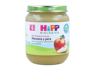 Tarrito de manzana y pera bio 4m+