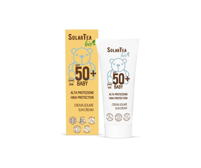 Crema Solar Protección Alta Para Bebés SPF50+ 100 ml de crema Bema SolarTea