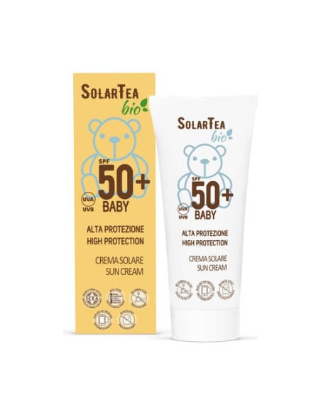 Crema Solar Protección Alta Para Bebés SPF50+ 100 ml de crema Bema SolarTea