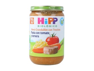 Tarrito Bio Pasta con Tomate y Ternera 12m+