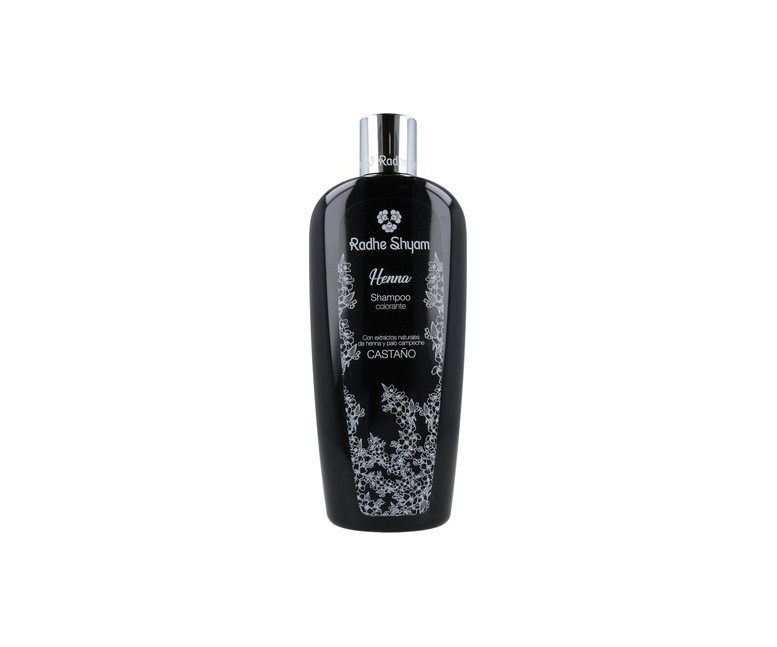 Champú henna color castaño 400 ml Radhe Shyam