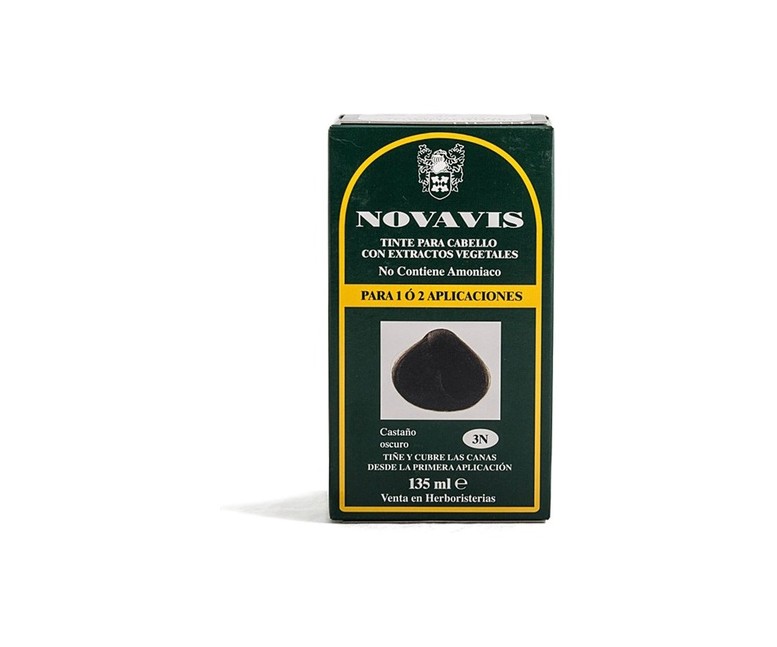 Tinte vegetal 3N castaño oscuro 135 ml Novavis