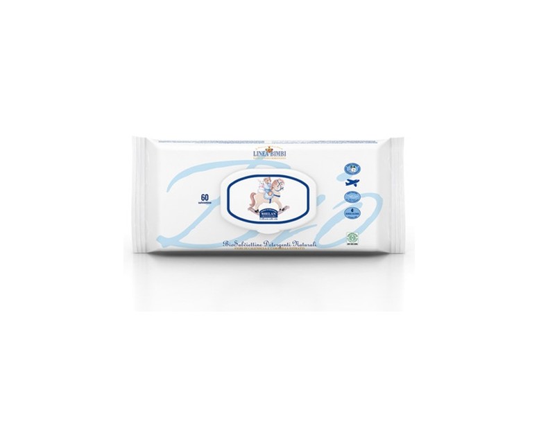 Toallitas Naturales Linea Bimbi 60 unidades Helan