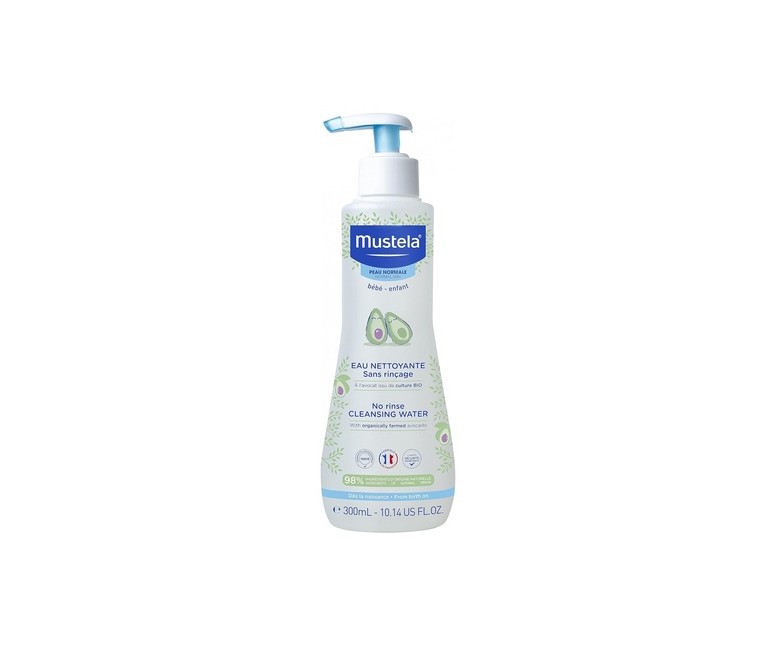 Agua limpiadora sin aclarado (piel normal) 300 ml Mustela