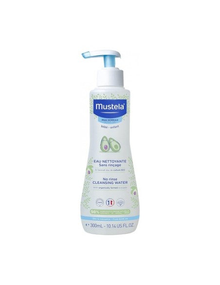 Agua limpiadora sin aclarado (piel normal) 300 ml Mustela