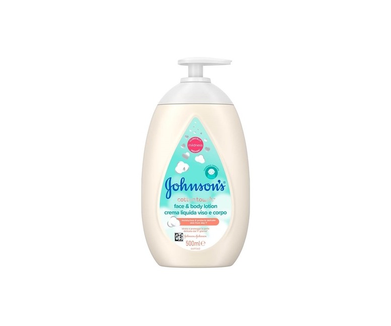 Loción facial y corporal bebé cotton touch 500 ml Johnson & johnson