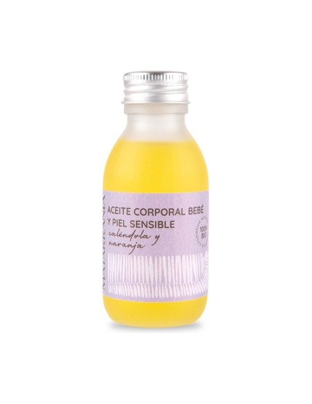 Aceite Hidratante Suave para Bebé y Piel Sensible Bio 100 ml Matarrania