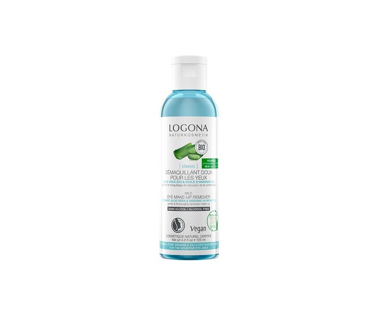 Aceite Desmaquillante Ojos Suave Aloe y Almendras Bio 125 ml Logona