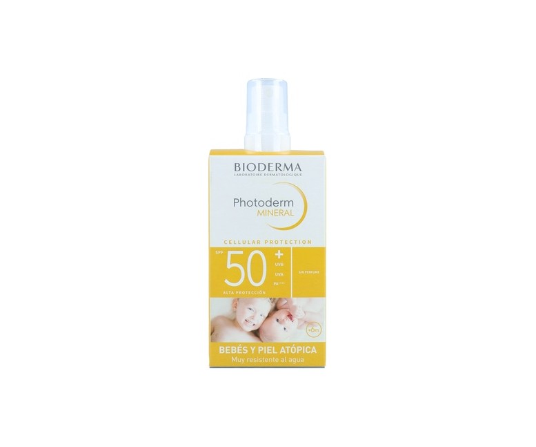 Protección Solar Photoderm Mineral Fluide SPF50+ - Intolerancia Filtros Químicos 75 g Bioderma
