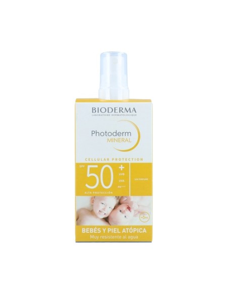 Protección Solar Photoderm Mineral Fluide SPF50+ - Intolerancia Filtros Químicos 75 g Bioderma