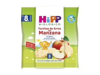 Tortitas de arroz con manzana Bio