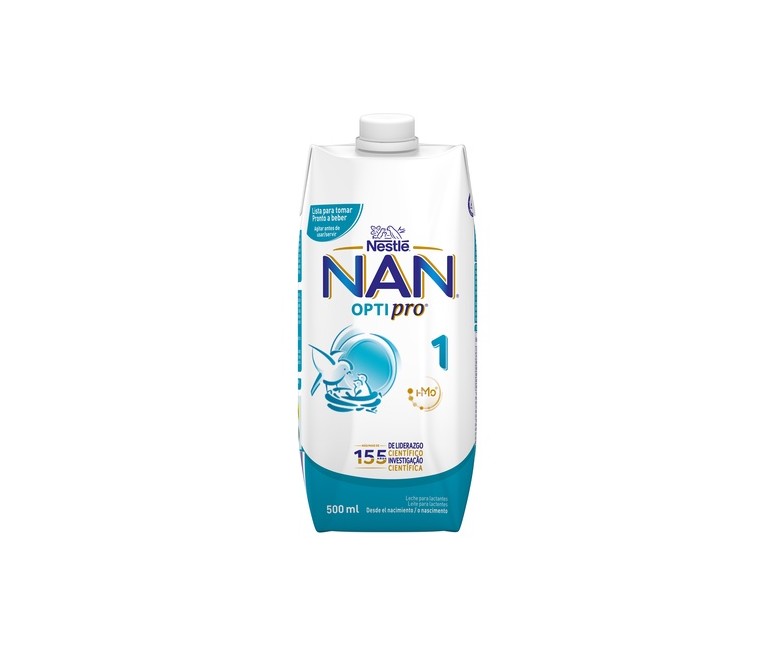 Leche infantil líquida Optipro 1 de inicio, bebé +0m 500 ml NAN