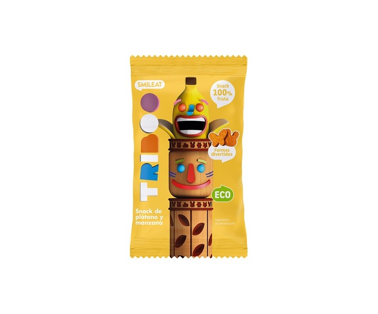 Sminolas plátano y manzana Eco 25 g Triboo