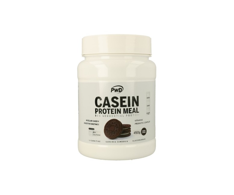 Casein Protein Meal (Sabor Cookies & Cream) 450 g (Galleta) Pwd