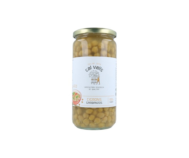 Garbanzos cocidos Ecológicos 450 g Cal Valls