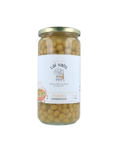 Garbanzos cocidos Ecológicos 450 g Cal Valls