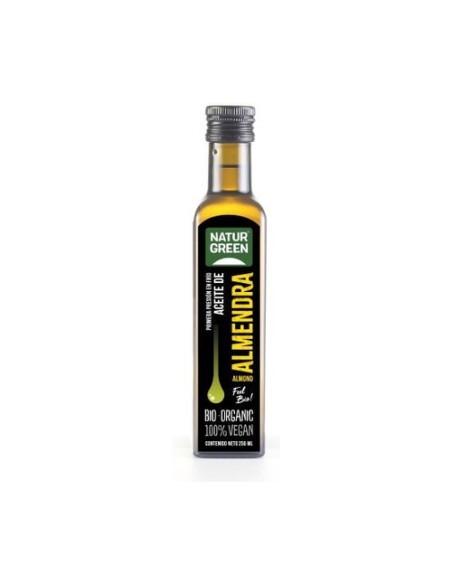 Aceite de almendra 1a presión frio bio 250 ml de aceite NaturGreen