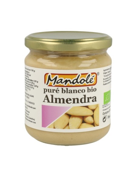 Puré Blanco de Almendra ( 100% Almendra) 325 g Mandole