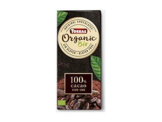 Chocolate negro 100% cacao criollo forastero