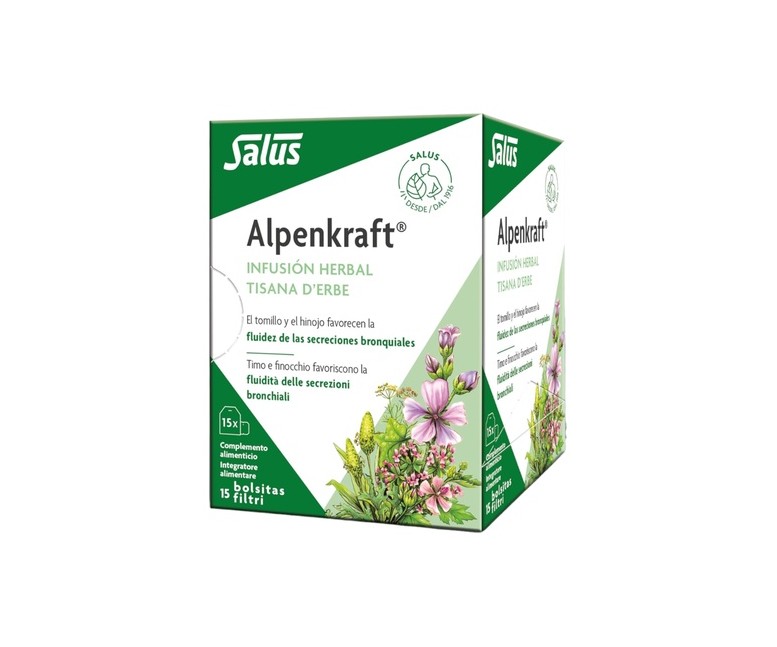Alpenkraft infusion 15 sobres Salus