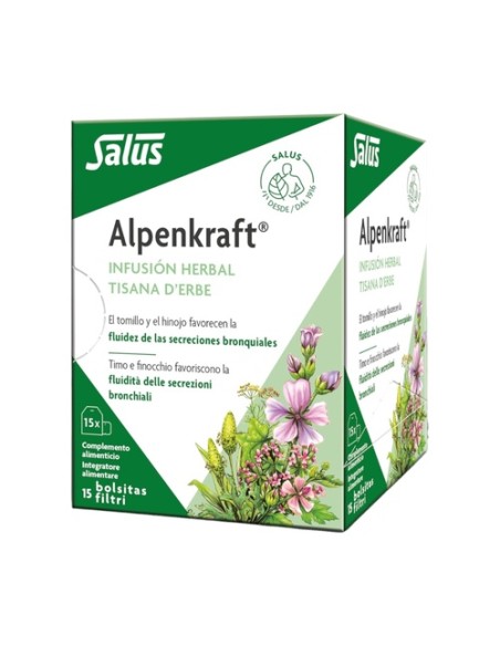 Alpenkraft infusion 15 sobres Salus
