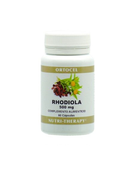 Rhodiola 500 mg 60 cápsulas de 500mg Ortocel Nutri Therapy
