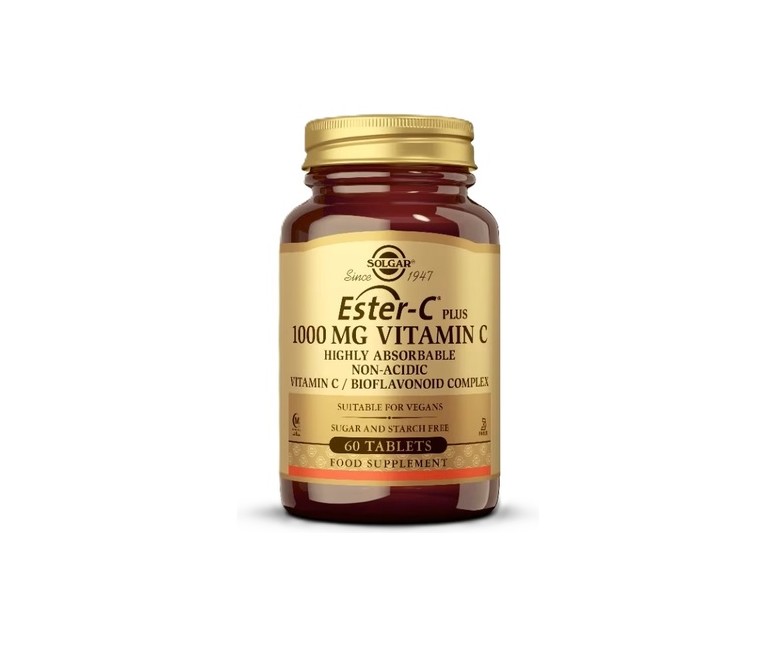 Ester C PLUS 1000 mg vitamina C 60 comprimidos Solgar