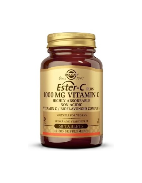 Ester C PLUS 1000 mg vitamina C 60 comprimidos Solgar
