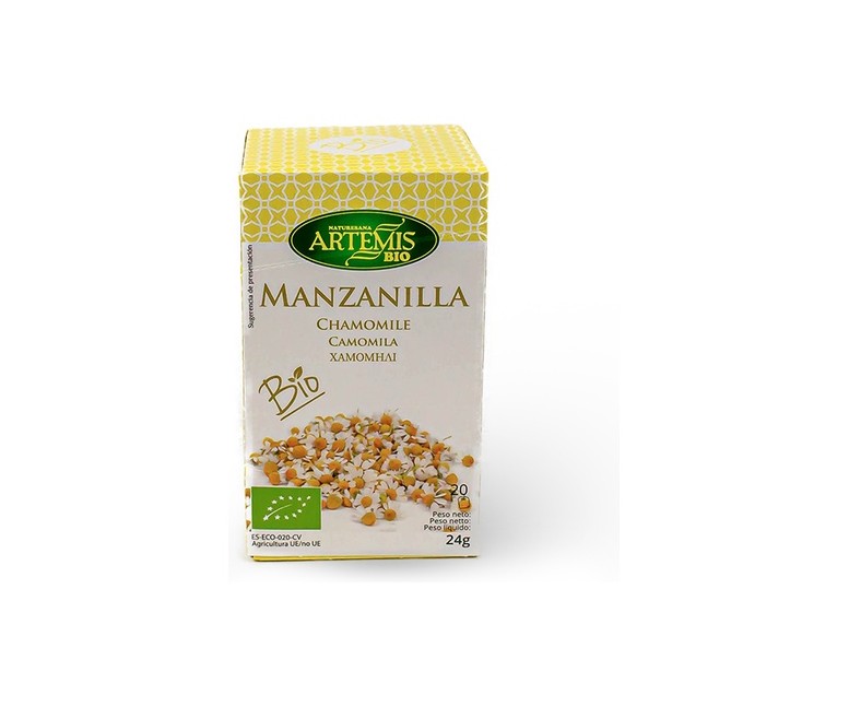Manzanilla Infusión 20 bolsitas infusoras Artemis