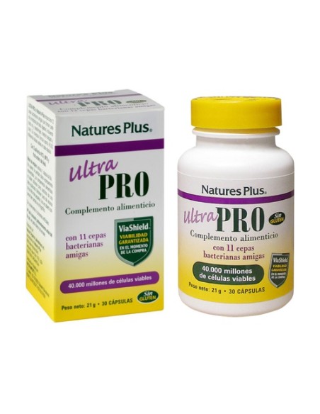 Ultra Pro Probiótico 30 cápsulas Natures Plus